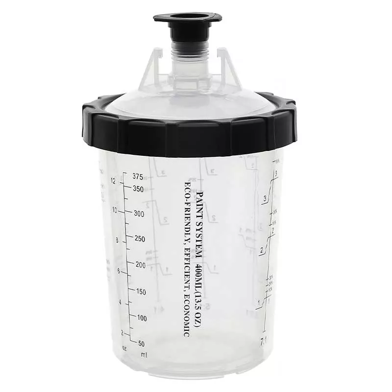 400ML डिस्पोजेबल पेंट कप सिस्टम 1.0 ऑटो रिफिनिशिंगसाठी गेम-चेंजर का आहे?