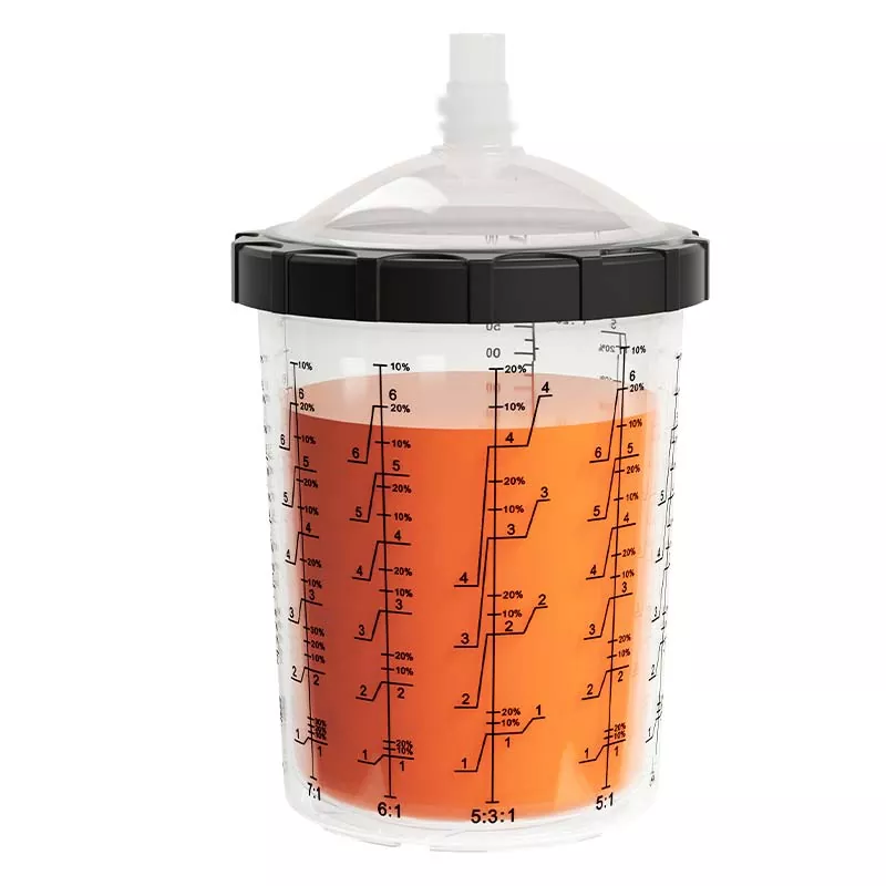 850ML डिस्पोजेबल पेंट कप सिस्टम 4.0